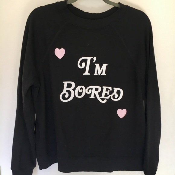 NWT Wildfox “I’m bored” sweatshirt - Picture 3 of 6